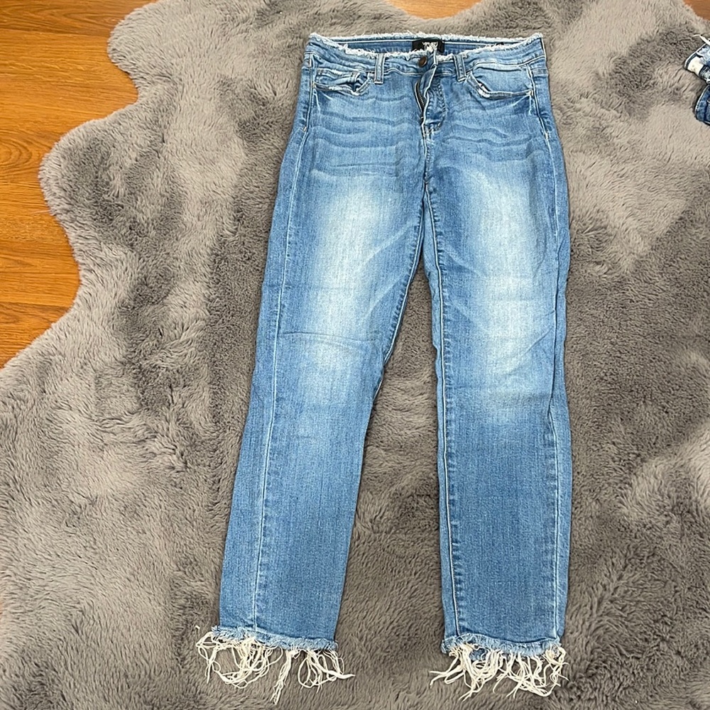 Vervet light wash ankle skinny fit jeans